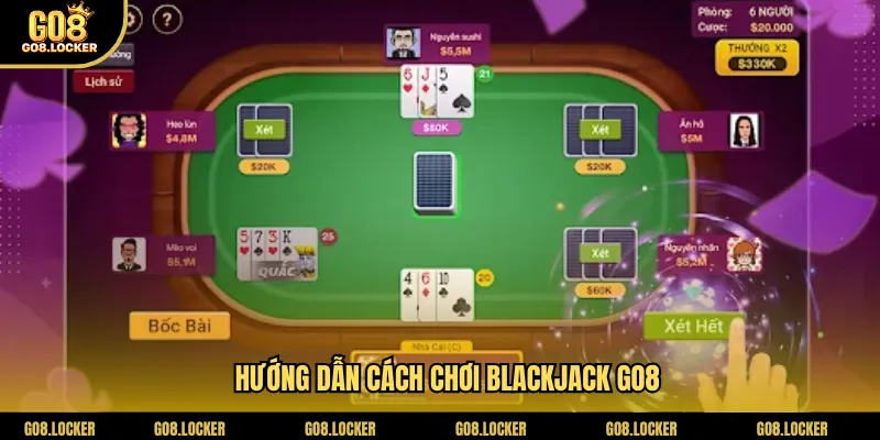 Hướng dẫn cách chơi blackjack Go8