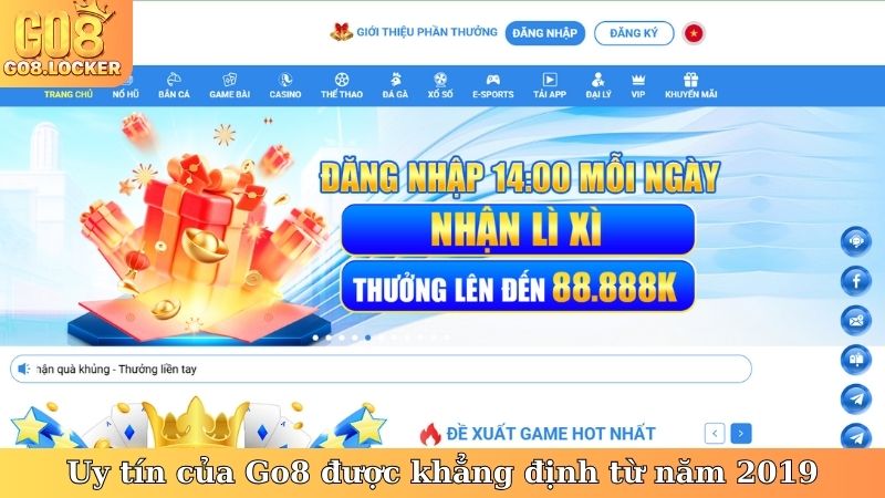Uy tín của Go8 được khẳng định từ năm 2019